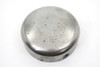 V-Twin #B-8843-HD - Raw 6 inch Air Cleaner Cover with Logo