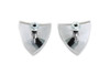 Wyatt Gatling - Chrome Mirror Block Off Plate Set