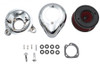 V-Twin #78931 - Mini Teardrop Air Cleaner Kit Chrome