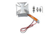 Wyatt Gatling #60-6248TL - Chrome Maltese Mirror with Billet LED Stem