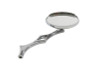 Wyatt Gatling #76258B3 - Chrome Oval Mirror with Billet Diamond Stem
