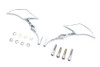 Wyatt Gatling #76254 L+R - Chrome Diamond Mirror Set with Billet Diamond Stems