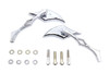 Wyatt Gatling #76254 L+R - Chrome Diamond Mirror Set with Billet Diamond Stems
