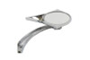 Wyatt Gatling - Chrome Spike Oval Mirror with Billet Cross Head Stem