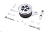 Wyatt Gatling #77420B - Wyatt Gatling Air Cleaner Kit Chrome