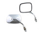 Wyatt Gatling #60-0012/13 - Replica Swivel Mirror Set with Short Stem Chrome