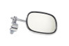 Wyatt Gatling #60-0008B - Chrome Rectangle Mirror with Clamp On Stem
