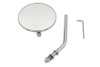 Wyatt Gatling #72272 - Chrome 4 inch Round Mirror with Stud Stems