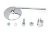 Wyatt Gatling - Replica Round Mirror with Round Stem Chrome