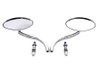 Wyatt Gatling - Wyatt Gatling Chrome Oval Mirror Set with Contour Round