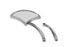 Wyatt Gatling #76023 - Axe Mirror with Billet Stem Chrome