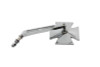Wyatt Gatling #60-6009 - Maltese Mirror with Girder Stem Chrome