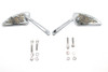 Wyatt Gatling #76181G - Teardrop Mirror Set with Slotted Stems