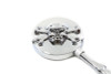 Wyatt Gatling #60-6228 - Round Skull Mirror Set with Bone Stems