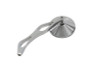 Wyatt Gatling #60-6269 - 3 inch Billet Round Mirror with Billet Flame Stem