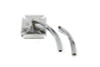 Wyatt Gatling #76200 - Red Baron Mirror with Billet Curved Stem Chrome