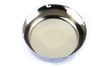 V-Twin #34-0047+CHROME - Round Air Cleaner Cover with World's Fair Emblem