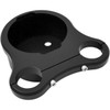 Drag Specialties - 1.25" T-Bar Single Gauge Mount - Flat Black - For '00-'20 OEM Style Gauges