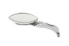 Wyatt Gatling - Druid Mirror Oval Style with Flame Billet Stem