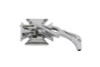 Wyatt Gatling #76263B3 - Chrome Maltese Mirror with Billet Flame Stem