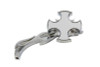 Wyatt Gatling #76392B3 - Rotar Mirror Chrome with Billet Flame Stem