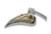 Wyatt Gatling #76447GB4 - Chrome Billet Teardrop Mirror Set
