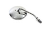 Wyatt Gatling - Round Mirror with Short Stem Chrome