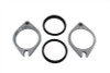 Wyatt Gatling #26993-06 - EFI Intake Manifold Flange Set Chrome