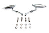 Wyatt Gatling #76535B4 - Eagle Eye Mirror Set Billet Chrome