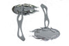 Wyatt Gatling #270111 - Fireball Mirror Set Chrome