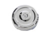 Wyatt Gatling #74528D - Chrome Round Bobbed Style 8 inch Air Cleaner Cover