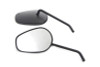 Wyatt Gatling #270828 - Sidewinder Mirror Set with Round Stems Black