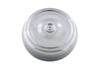 Wyatt Gatling #70396 - Chrome Round Bobbed Style 7 inch Air Cleaner Cover