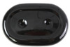 V-Twin #DUTY50% - Oval Air Cleaner Cover Black