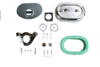 V-Twin - Retro Oval Air Cleaner Assembly Chrome