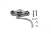 Wyatt Gatling #77034 - 3 Skull Mirror with Billet Worm Stem
