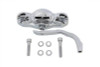 Wyatt Gatling #77034 - 3 Skull Mirror with Billet Worm Stem