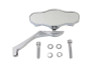Wyatt Gatling #77033 - 3 Skull Mirror with Billet Wing Stem