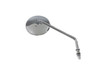  - Round Mirror Stainless Steel with Billet Stem