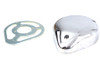 V-Twin - 5 inch Teardrop Linkert Cover Kit Chrome