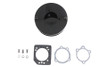 Wyatt Gatling #16415AB - Wyatt Gatling Round Air Cleaner Black
