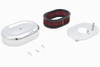 V-Twin #78986 - Mini Oval Air Cleaner Kit Chrome For Shorty Carburetors