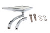 Wyatt Gatling #76505B3 - Zoid Mirror with Billet Curved Stem