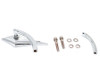 Wyatt Gatling #76505B3 - Zoid Mirror with Billet Curved Stem