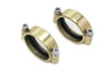 V-Twin #14-0521B - Brass Intake Manifold Clamp Set