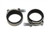 V-Twin - Power Intake Manifold Clamp Kit with Flat Seals