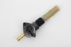 V-Twin #03-0002BB - Petcock Straight Outlet Black