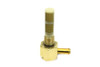 Sifton #03-0069BRL - Sifton Brass Hex Petcock 90° Left Hand Spigot