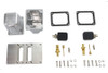 V-Twin - inchL inch Series Dual Carburetor Bowl Kit