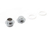 V-Twin #63984 - Petcock Adapter Set Chrome